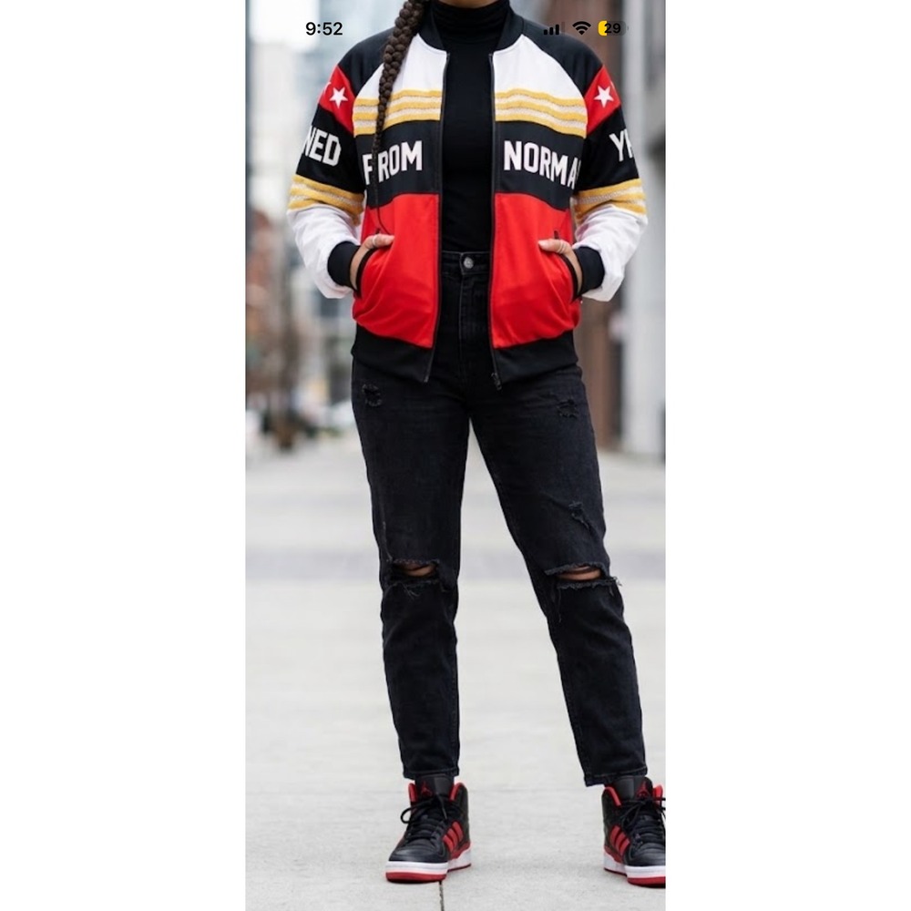 Adidas Originals x Rita Ora Banned From Normal Track Jacket Colorblock Stars S